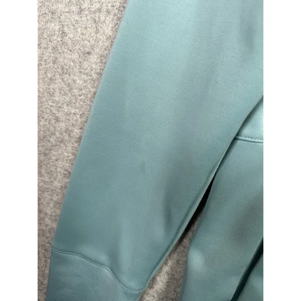 Layer 8 Medium Womens Zip Athletic‎ Top Long Sleeve Blue Golf Stretch Mock Neck - Image 6