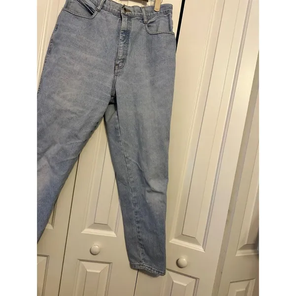 Vintage Bill Blass light wash high waisted‎ mom jeans 14 - Image 2