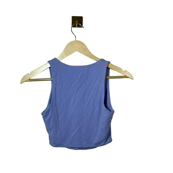 Aritzia Wilfred Gretel Bustier Crop Top Lavender Relux Jersey XS - Image 8