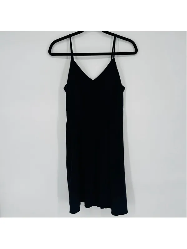 Gap Black Fit and Flare Cami Mini Dress M - Image 3