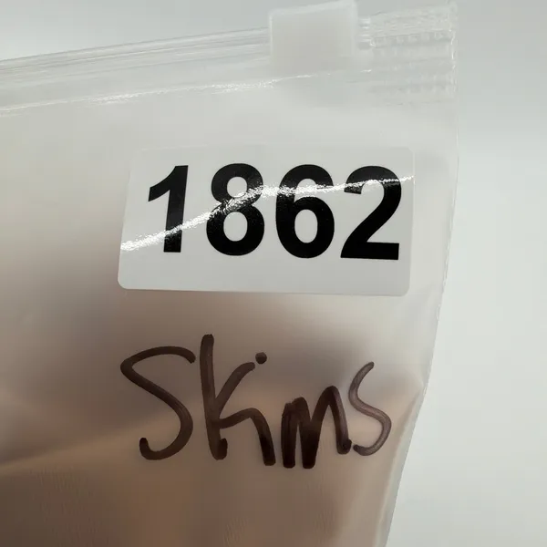 SKIMS Swim Zip Front Sleeveless One Piece Swimsuit Ochre Tan Neutral Small S - Image 9