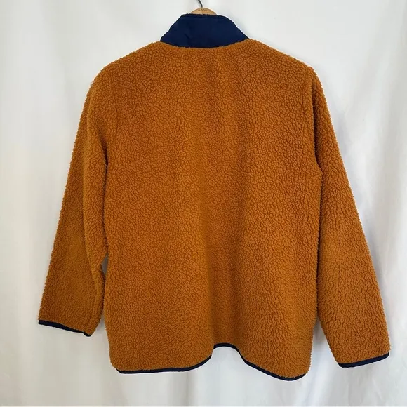 St. John’s Bay Sherpa Pullover Sweater‎ Womens Size XL Roasted Pecan 1/4 Zip - Image 10