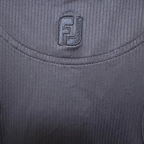 FootJoy Navy Sleeveless Golf Polo‎ Shirt Size Medium - Image 8
