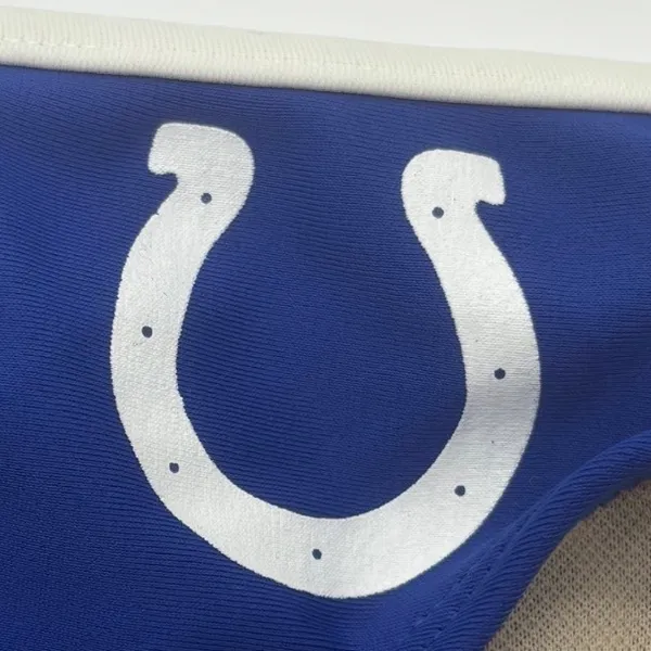 NFL Team Apparel Indianapolis Colts Bikini Bottoms Blue White Strappy - Image 5