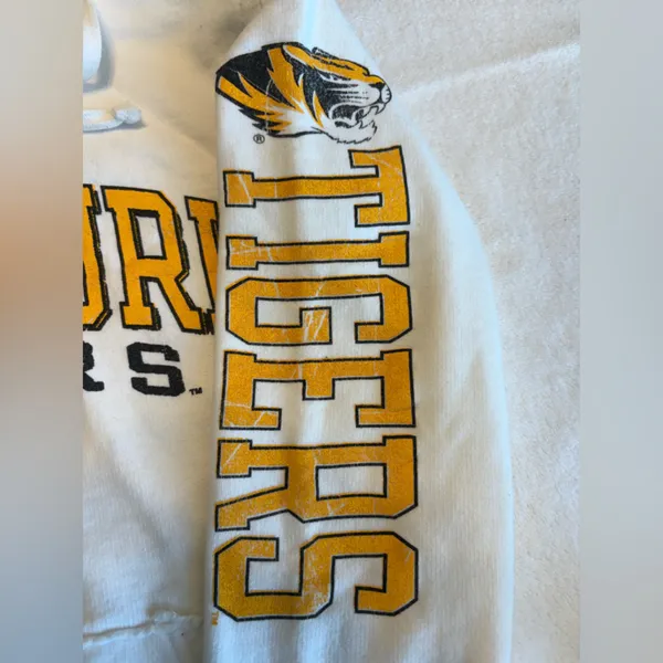Russell Athletic Univ of Missouri Mizzou retro designed Hoodie Wms sz Sm - Image 6