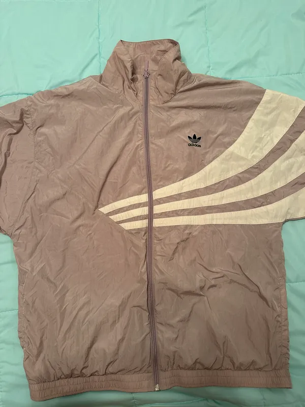 Adidas Dusty Pink Windbreaker - Image 4