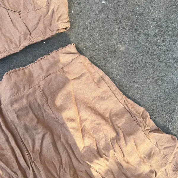 JAPNA‎ 2 PIECE BROWN LINEN SET✨ - Image 4