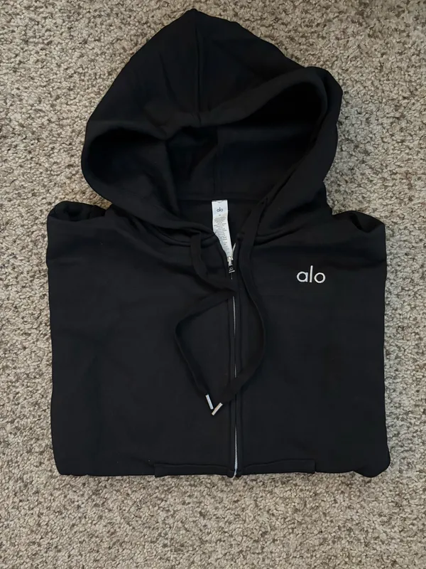 🖤✨ Accolade Full Zip Hoodie Black – Medium - Image 5