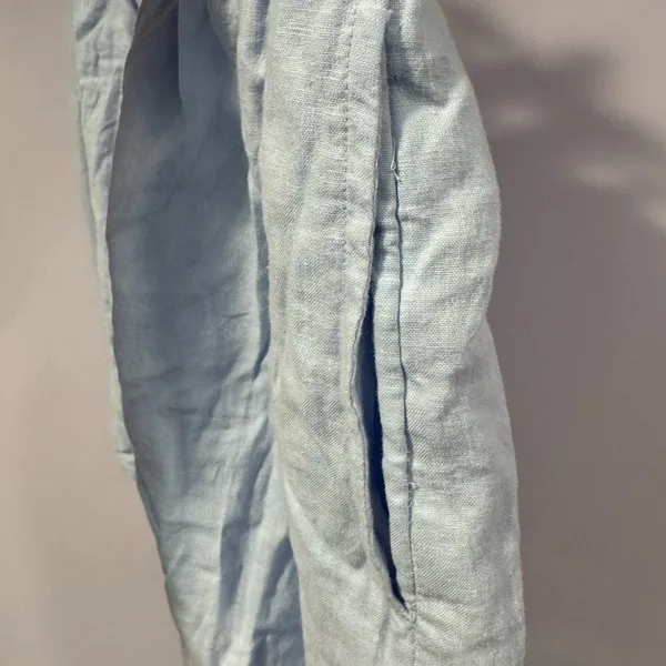 Light Blue Women's Aerie‎ linen type shorts - Image 3