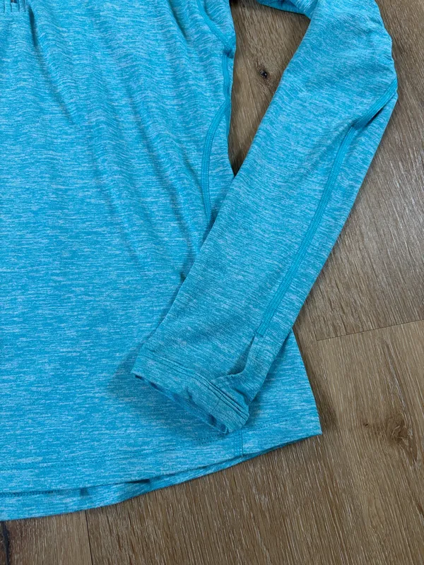 Nike Blue Quarter-Zip Pullover - Image 3