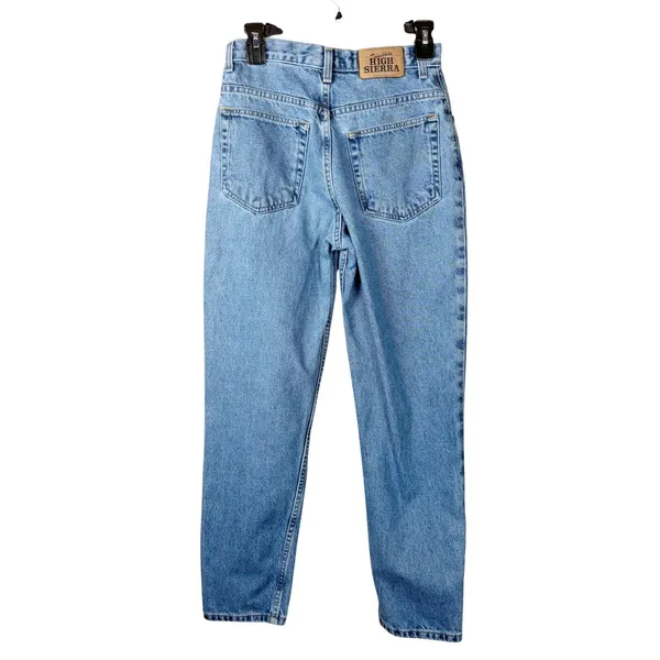 Vintage 90s High Sierra Mom Jeans Sz 6 Short High Rise Relaxed Fit Straight Leg - Image 4