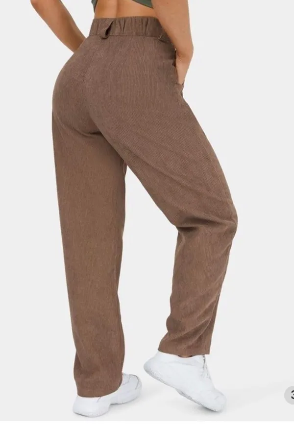 Halara Brown Corduroy Pants - Image 3