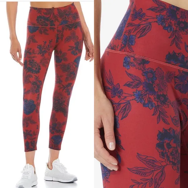 Free People Movement High Rise 7/8 Lose Control Ashford Leggings: Floral Combo - Image 11