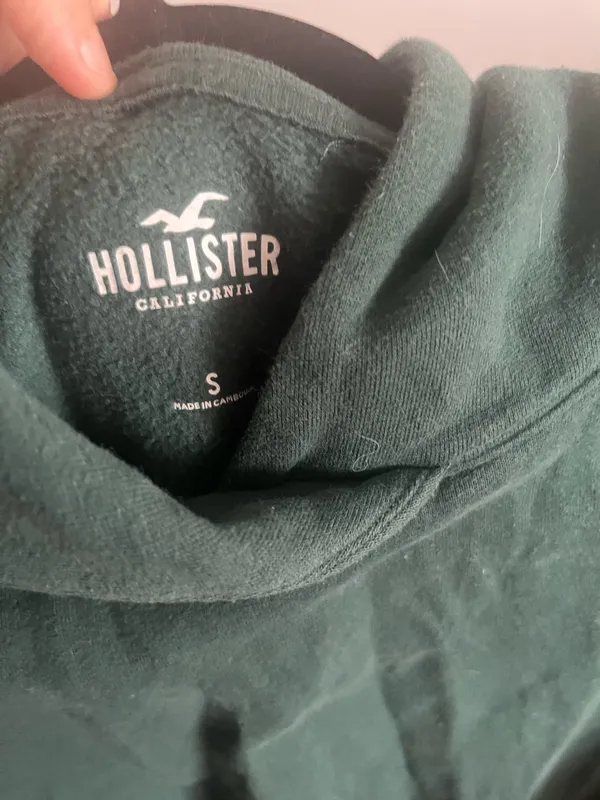 Hollister green hoddie - Image 3