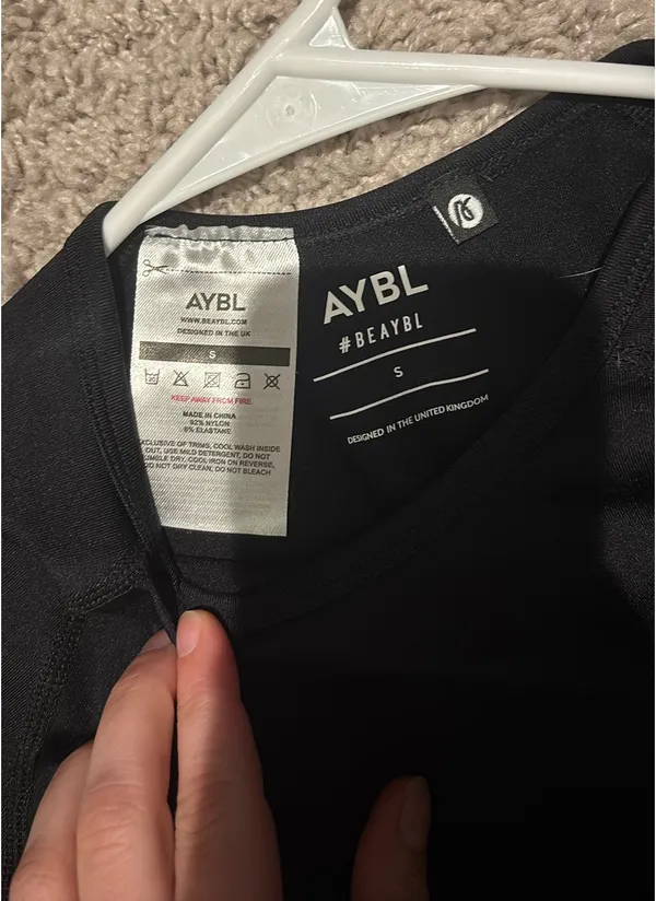 AYBL Cropped Workout Top - Image 3