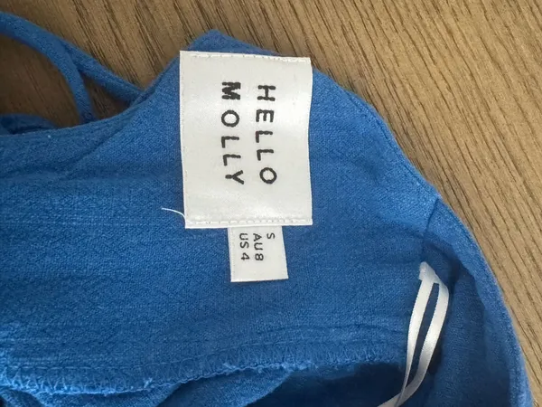 Hello Molly Blue Mini Dress - Image 5