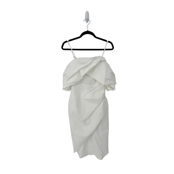 Elliatt March Off-Shoulder Ivory Midi Dress Size‎ Small $265 - Image 6