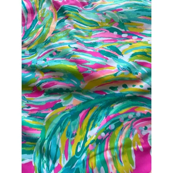 Lilly Pulitzer Azalea Multi-Color Shady Lady One Piece Swimsuit Size 4 - Image 4