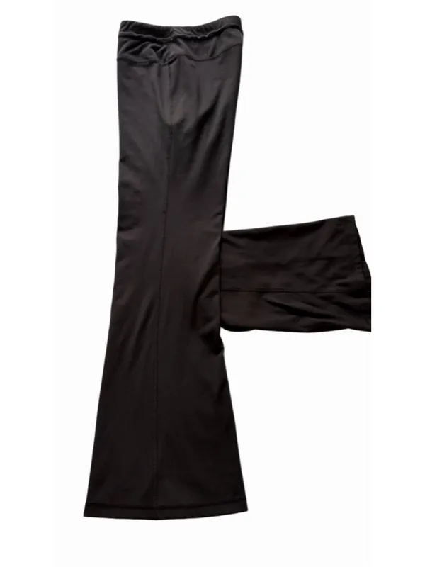 Velocity Active Stretch Raven 7/8 Flare Pants in Brown, Size L - Image 3