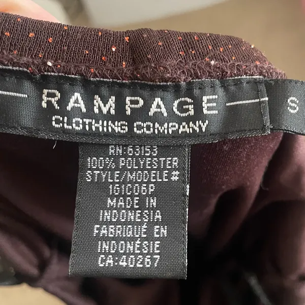 Vintage 90s Y2K Rampage Glitter Halter Ruffle Dress - Image 4