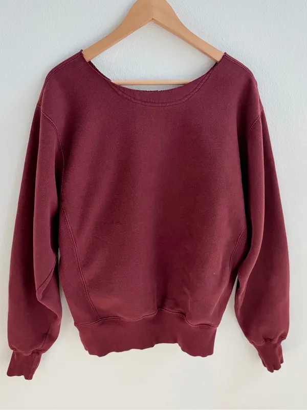 University of Minnesota Gophers burgundy off the shoulder sweatshirt - Image 9