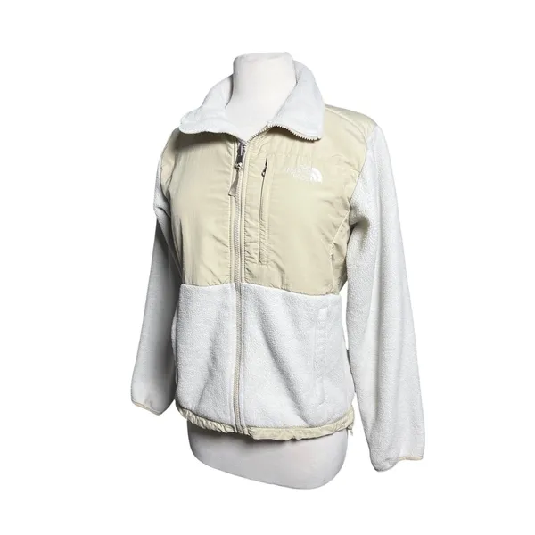 NORTHFACE Women’s Denali Fleece Zip Up Mixed Media Outerwear Jacket - Image 4
