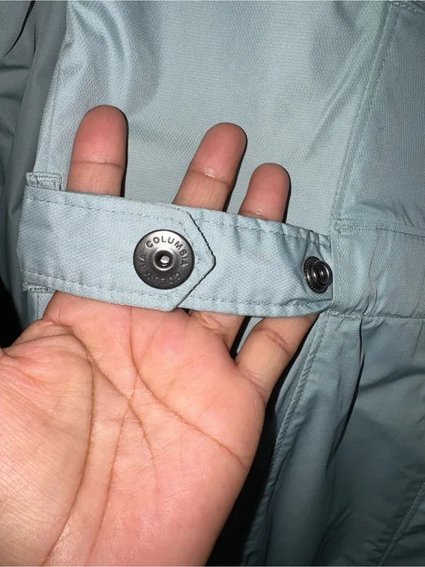 Light Blue Women's Hooded Rain Jacket - Image 7