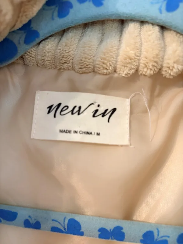 Corduroy puffer vest Tan Size M - Image 2