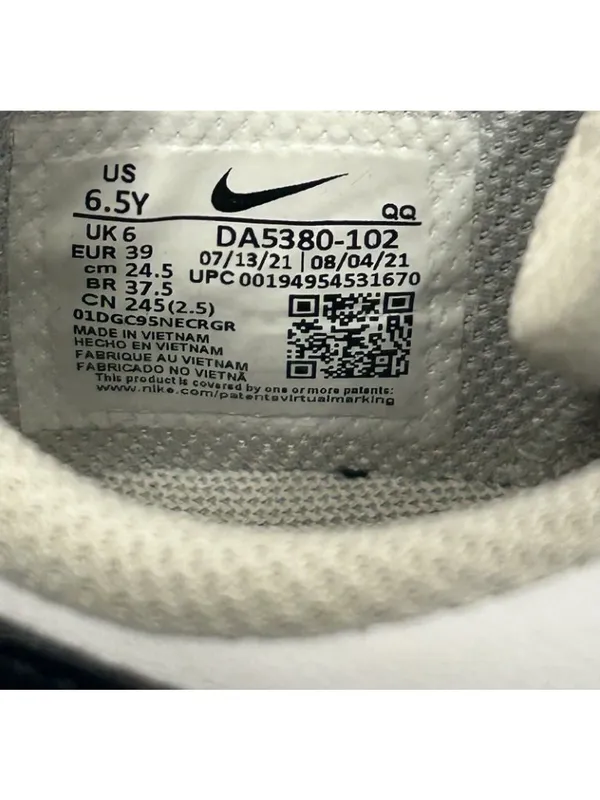 Nike Court Legacy GS Shoes 6.5Y /womens 8 White Desert Ochre Sneakers DA5380-102 - Image 5