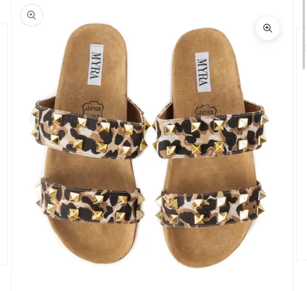Leopard Bubble Sandals - Image 2