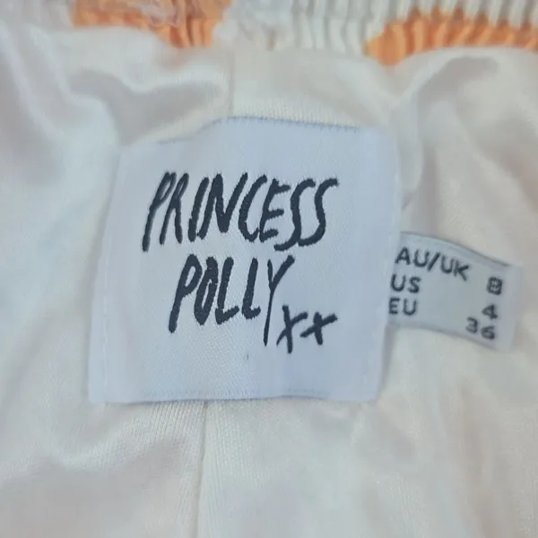 Princess Polly Swifter‎ Orange Shorts ONLY Size 4 - Image 8
