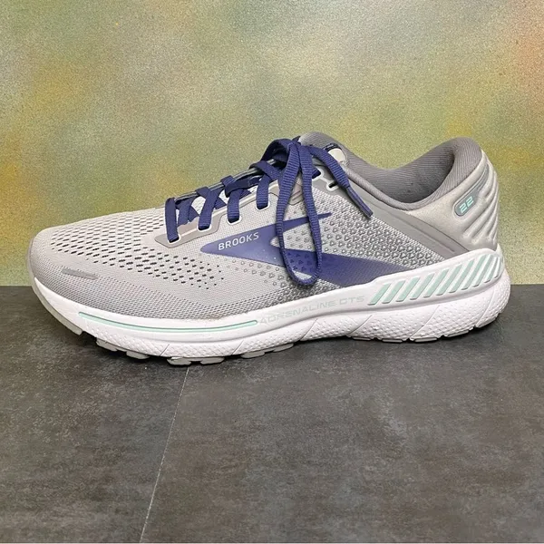 Brooks Adrenaline GTS 22 Women's Gray Running Shoes Size 10B - Image 12