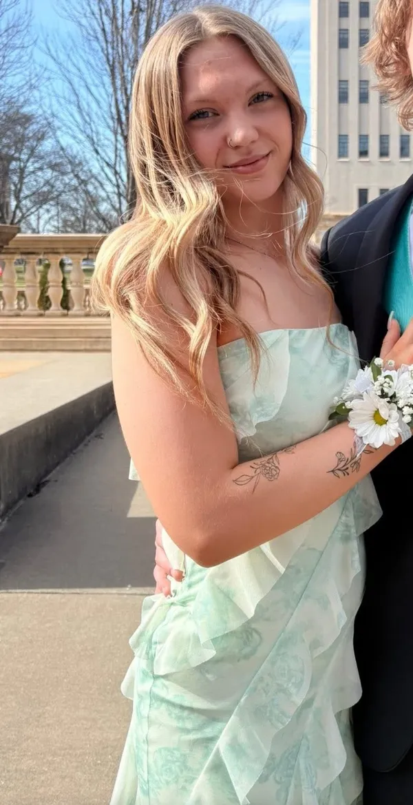 Prom Dress Green - Image 2