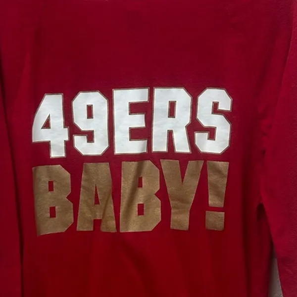 PINK Victoria’s Secret Red San Francisco 49ers Tee size XS - Image 7