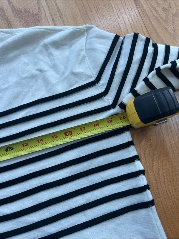 Lovers and Friends Aurora Striped Sweater Dress Black White Women's Size XS - Image 7