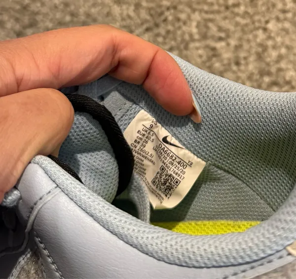 Women’s Nike Air Force 1 baby blue - Image 5