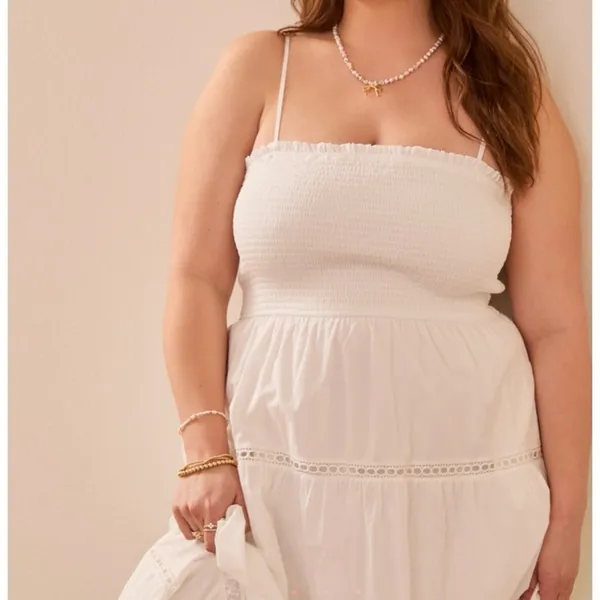 NEW Arula White Floral Maxi Dress Plus Size 0X Available NWT - Image 3