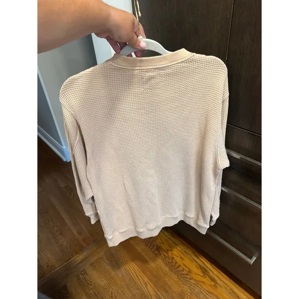 Aerie waffle pullover‎ Chicago women's small nwot - Image 4