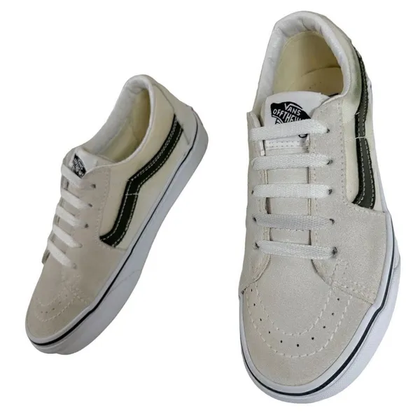 VANS Utility Pop Sk8t Low Blanc De Blanc Size 5.5 - Image 2