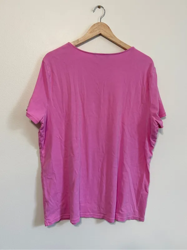 Ralph Lauren Pink T Shirt Women’s Size 3X Top - Image 6