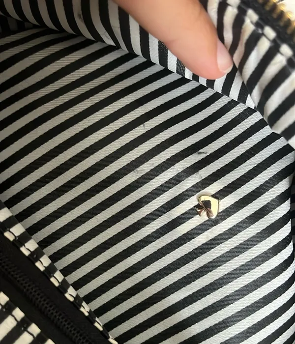 Kate Spade Black Leather Mini Backpack - Image 7