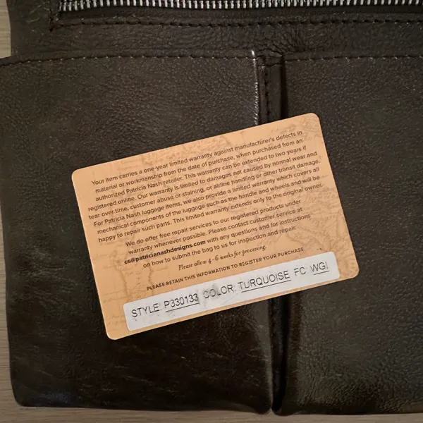 Patricia Nash Italian Leather Purse - Image 3