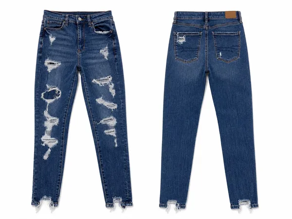 American Eagle Super High-Rise Distressed Jeggings - Image 2