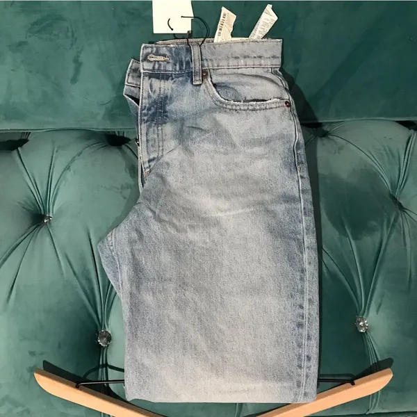 Zara Straight Fit High Rise regular Length jeans size 8 ( 4365/361) - Image 6