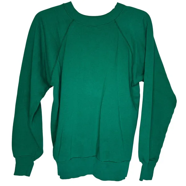Valerie Sockwell Folk‎ Art Christmas Green Shirt Womens Large Bears 90s Vintage - Image 2