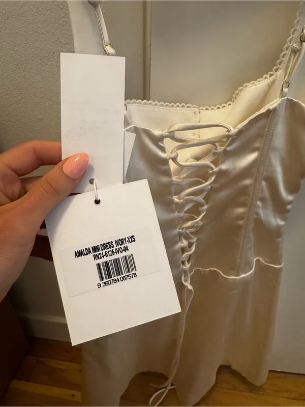 Runaway The Label - AMALDA MINI DRESS - IVORY - Image 6