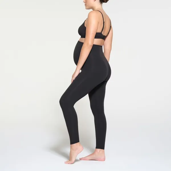 Skims Maternity Fits Everybody High-Waisted Legging Onyx Black Sz Small NWT - Image 2