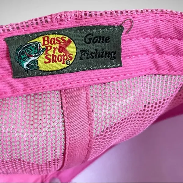 BASS PRO SHOP Pink Adjustable Trucker Hat One Size Fits Most |‎ EUC - Image 5