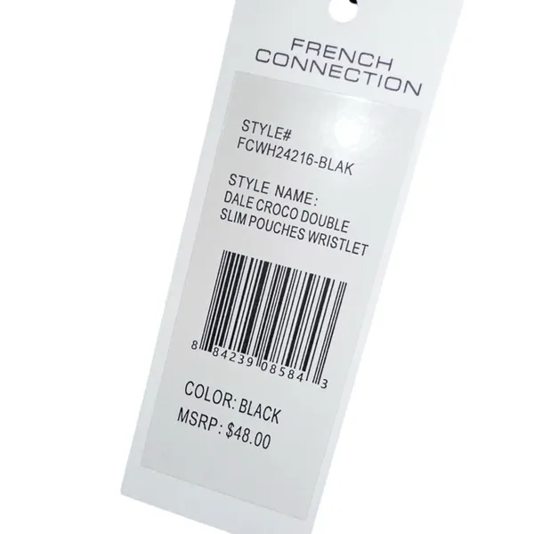 FRENCH CONNECTION Dale Croc DoubleSlim Pouches‎ Wristlet NWT Zippered $48 MSRP - Image 5