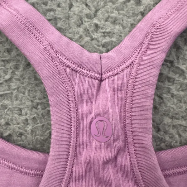 Lululemon Ebb To Street Tank Top Dahlia Mauve Athletic Athleisure Women's 8 - Image 3